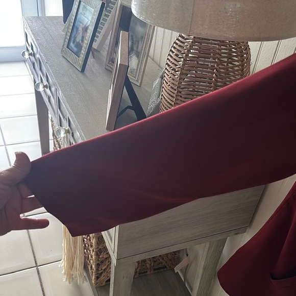 Like new! Alex Garfield Burgundy Button-Up Blazer sz 14 - Picture 11 of 16